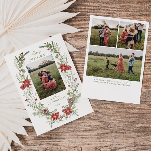 Wintergrün Feiertagskarte