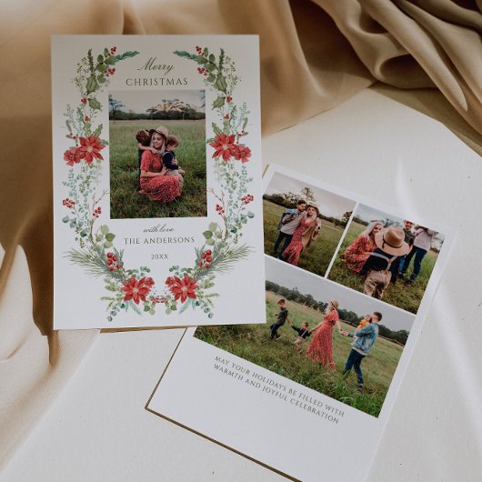 Wintergrün Feiertagskarte