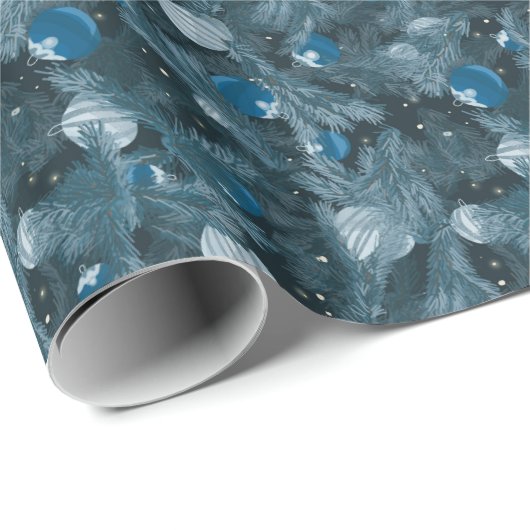 Wintergrün  geschenkpapier (Rolleneckpunkt)