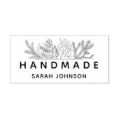 Wintergrün Handmade Personalisiert Permastempel (Design)