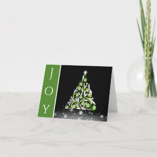 Wintergrün-Minzbonbon-Fancy-Christbaum Feiertagskarte