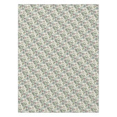 Wintergrün und Berries Rustikale Weihnachten Tischdecke (Vorderseite)