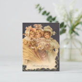 Wintergruß Postkarte (Stehend Vorderseite)