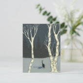 Wintergrüßkarte Karte (Stehend Vorderseite)