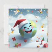 Wintergrüßkarte Karte (Vorderseite)