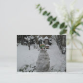 Wintergrusskarte Postkarte (Stehend Vorderseite)