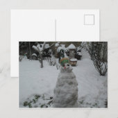 Wintergrusskarte Postkarte (Vorne/Hinten)