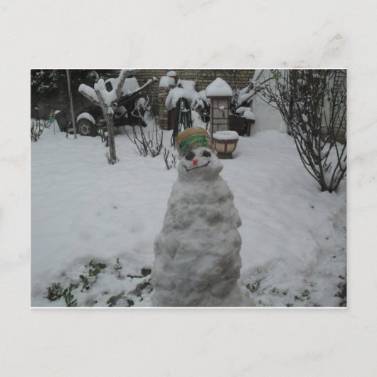 Wintergrusskarte Postkarte (Vorderseite)
