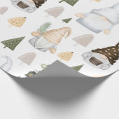 Wintergymnastik - Weißes Wrapping Paper Geschenkpapier (Ecke)