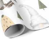 Wintergymnastik - Weißes Wrapping Paper Geschenkpapier (Rolleneckpunkt)