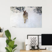 Winterhaar (Kaninchen), Bruno Liljefors Poster (Heimbüro)