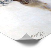 Winterhaar (Kaninchen), Bruno Liljefors Poster (Ecke)