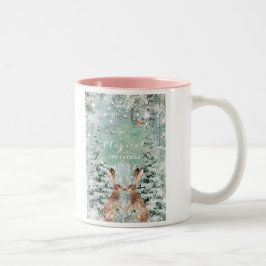 Winterhaare magische Weihnachten Zweifarbige Tasse