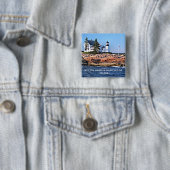Winterhafen Leuchtturm, Maine Button (Beispiel)