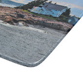 Winterhafen Leuchtturm, Maine Cutting Board Schneidebrett (Ecke)