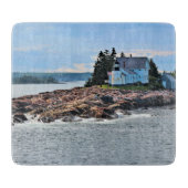 Winterhafen Leuchtturm, Maine Cutting Board Schneidebrett (Vorderseite)