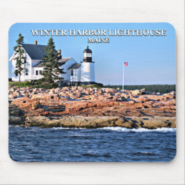 Winterhafen Leuchtturm, Maine Mousepad