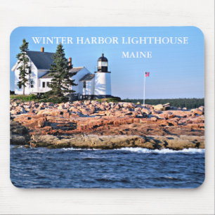 Winterhafen Leuchtturm, Maine Mousepad