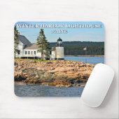 Winterhafen Leuchtturm, Maine Mousepad (Mit Mouse)