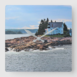 Winterhafen Leuchtturm, Maine Uhr