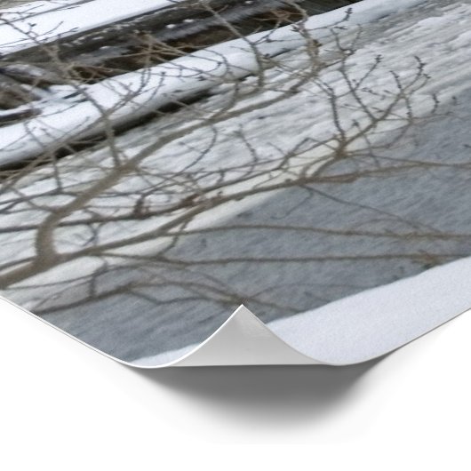 Winterhafen Poster (Ecke)