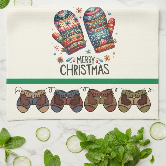 Winterhandschuhe geschirrtuch (Gefaltet)