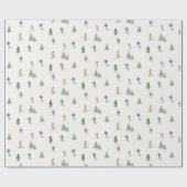 WINTERHÄNGE Feiertag Geschenkpapier (Flach)