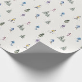 WINTERHÄNGE Feiertag Geschenkpapier (Ecke)