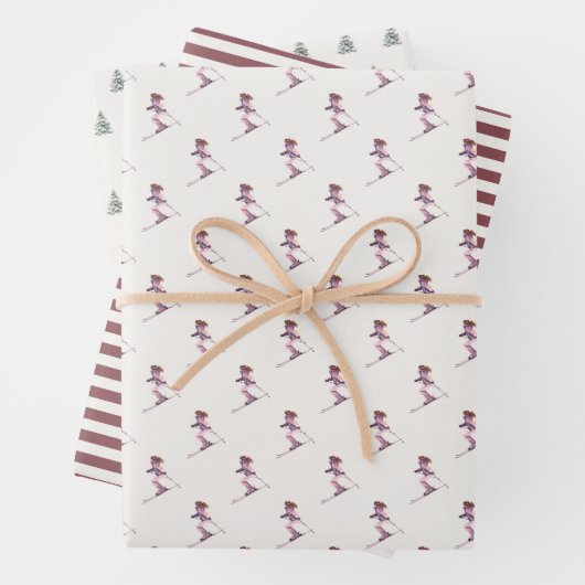 WINTERHÄNGE Ferien Geschenkpapier Set (Beispiel)
