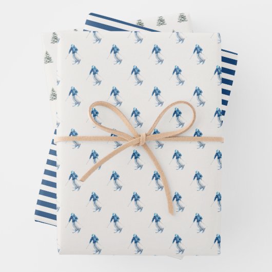 WINTERHÄNGE Ferien Geschenkpapier Set (Beispiel)