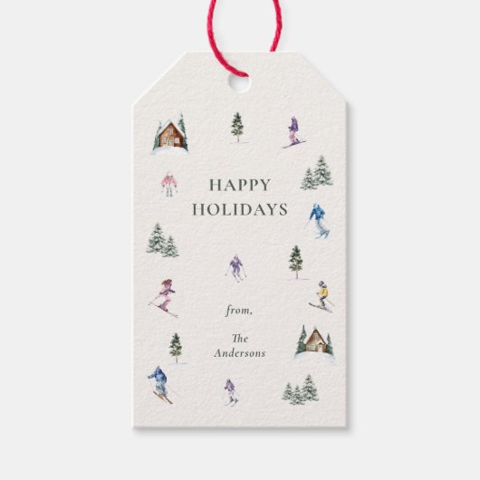 WINTERHÄNGE GESCHENKANHÄNGER (Vorderseite)
