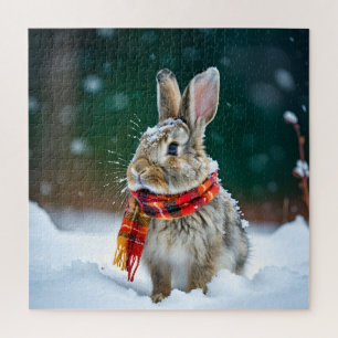 Winterhasen-Puzzle Puzzle