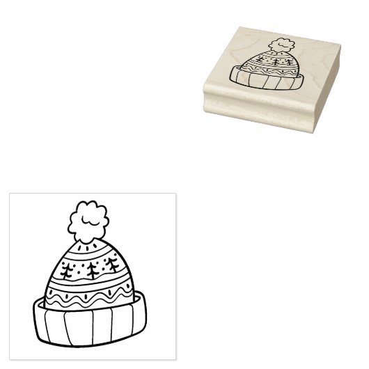 WinterHat Gummistempel (Stempel)