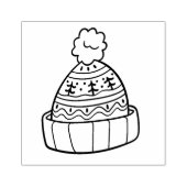 WinterHat Gummistempel (Prägung)