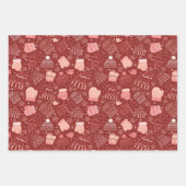 Winterhats & Mittens Geschenkpapier Set (Vorderseite 2)