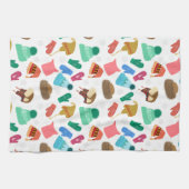 Winterhats und -beizen - handgezeichnet geschirrtuch (Horizontal)