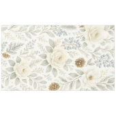Winterhauch Blumen & Zapfen Tischdecke (Vorderseite (Horizontal))