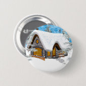 Winterhäuschen Button (Vorne & Hinten)