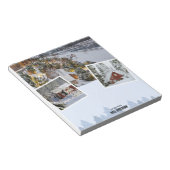 Winterhäuser & Schneeige Landschaft Notizblock (angewinkelt)