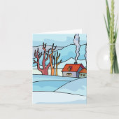 Winterhauslandschaft Karte