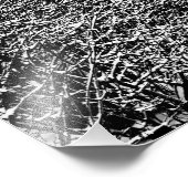 Winterhecke Fotodruck (Ecke)