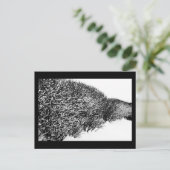 Winterhecke Postkarte (Stehend Vorderseite)
