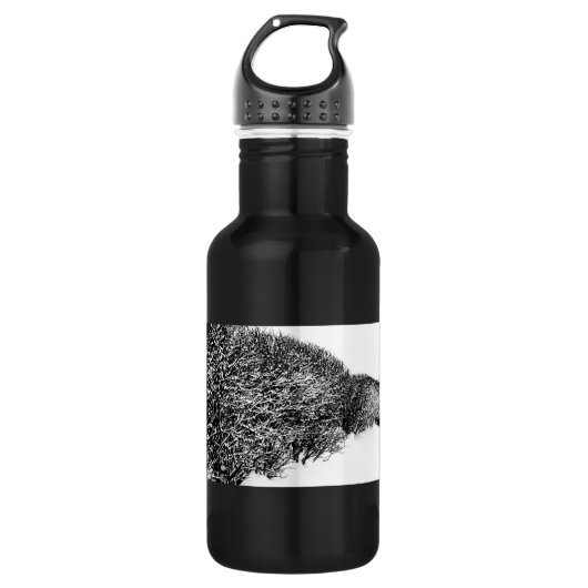 Winterhecke Trinkflasche (Vorderseite)