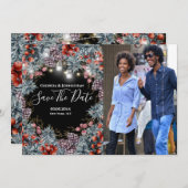 Winterherrland Beerenurlaub Foto Kranz Save The Date (Vorne/Hinten)