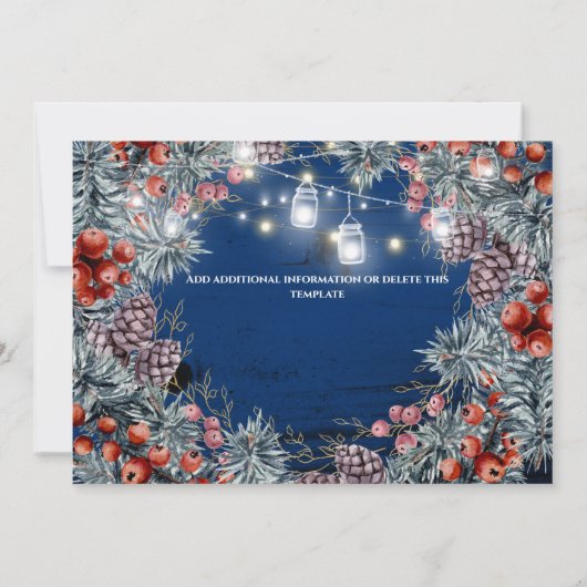 Winterherrland - Waldlichter Save The Date (Rückseite)