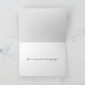 Winterherz Karte (Innenseite)