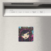 Winterherz Kunst, Dichtung und Musik Magnet (In Situ (Geschirrspüler))