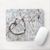 Winterherz Mousepad (Mit Mouse)