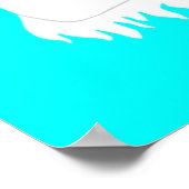 Winterherz-Poster Poster (Ecke)