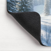 Winterherz Weihnachtsschmuck Mousepad (Ecke)